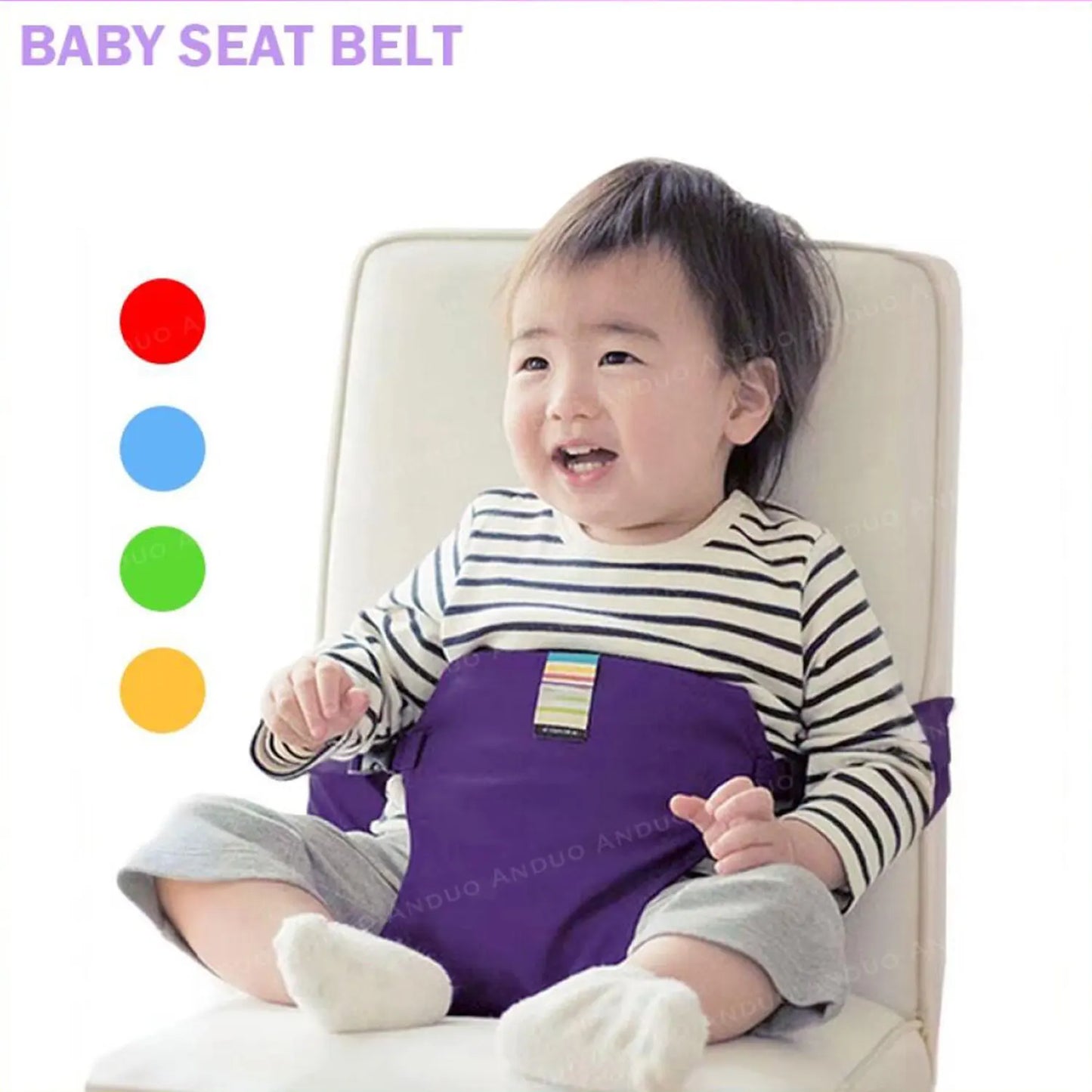 Baby Meal Strap Portable Child Seat Harness Baby Meal Strap Prevent Baby from Falling Foldable Portable Storage